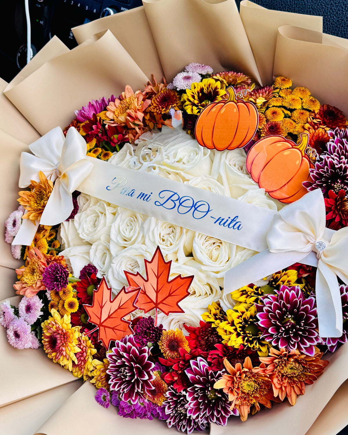 Autumn Bliss Tied Bouquet