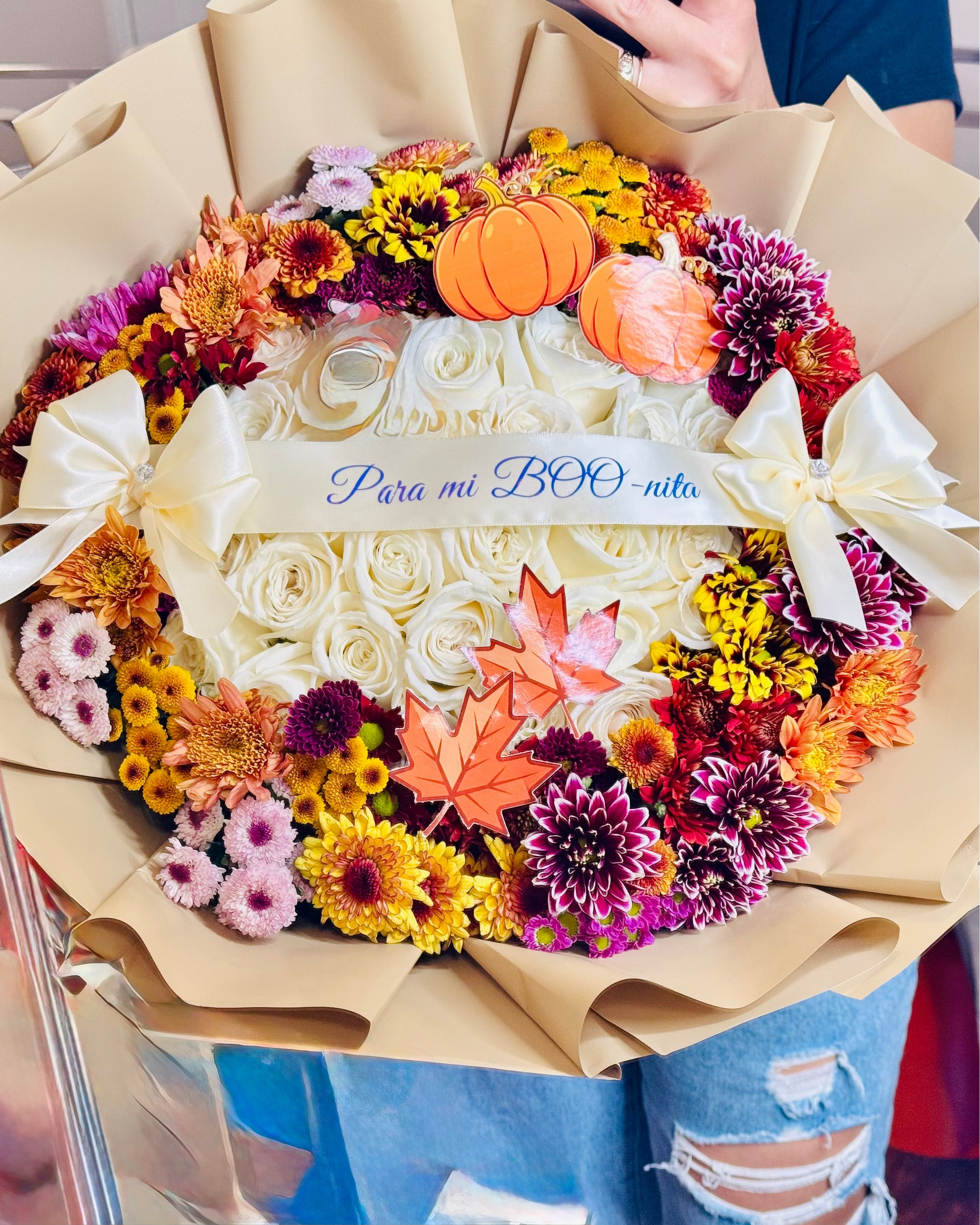 Autumn Bliss Tied Bouquet