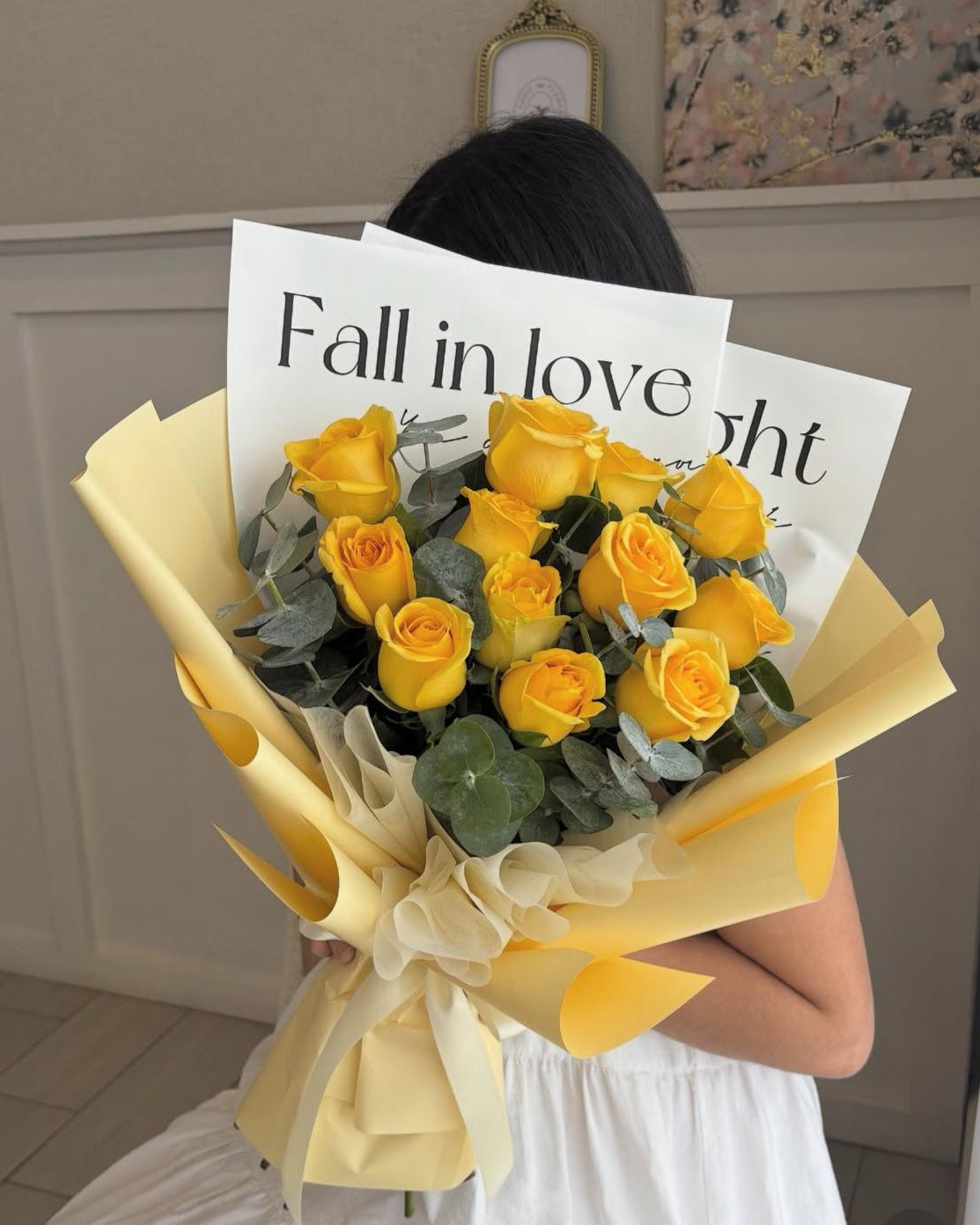 Golden Glow Bouquet | Yellow Roses
