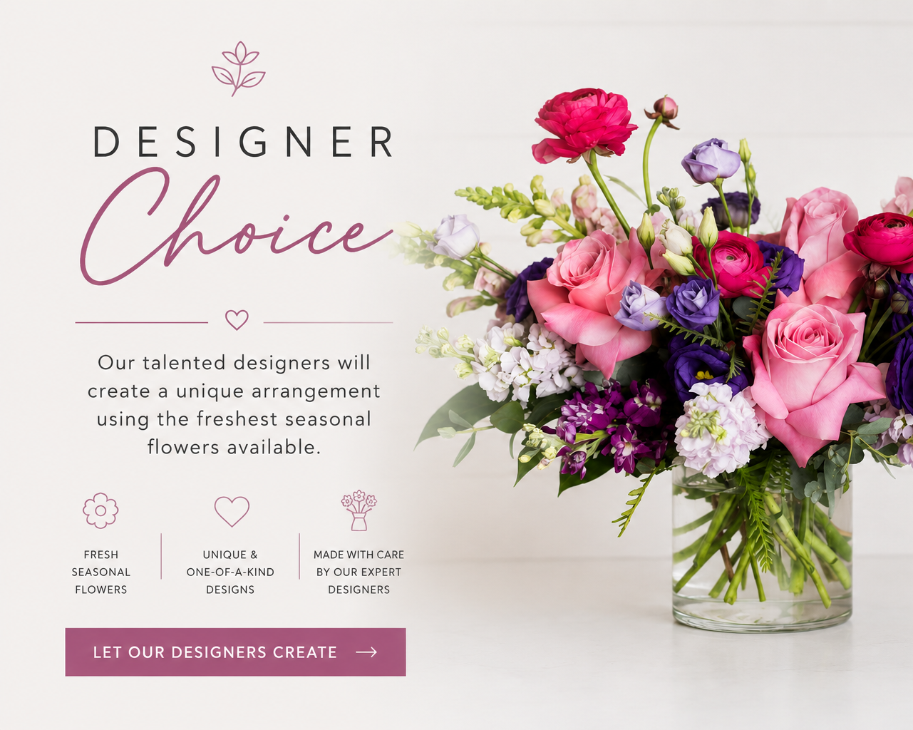 Designer Choice Custom Vase Glass/Ceramic