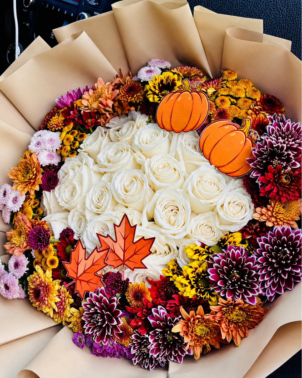 Autumn Bliss Tied Bouquet