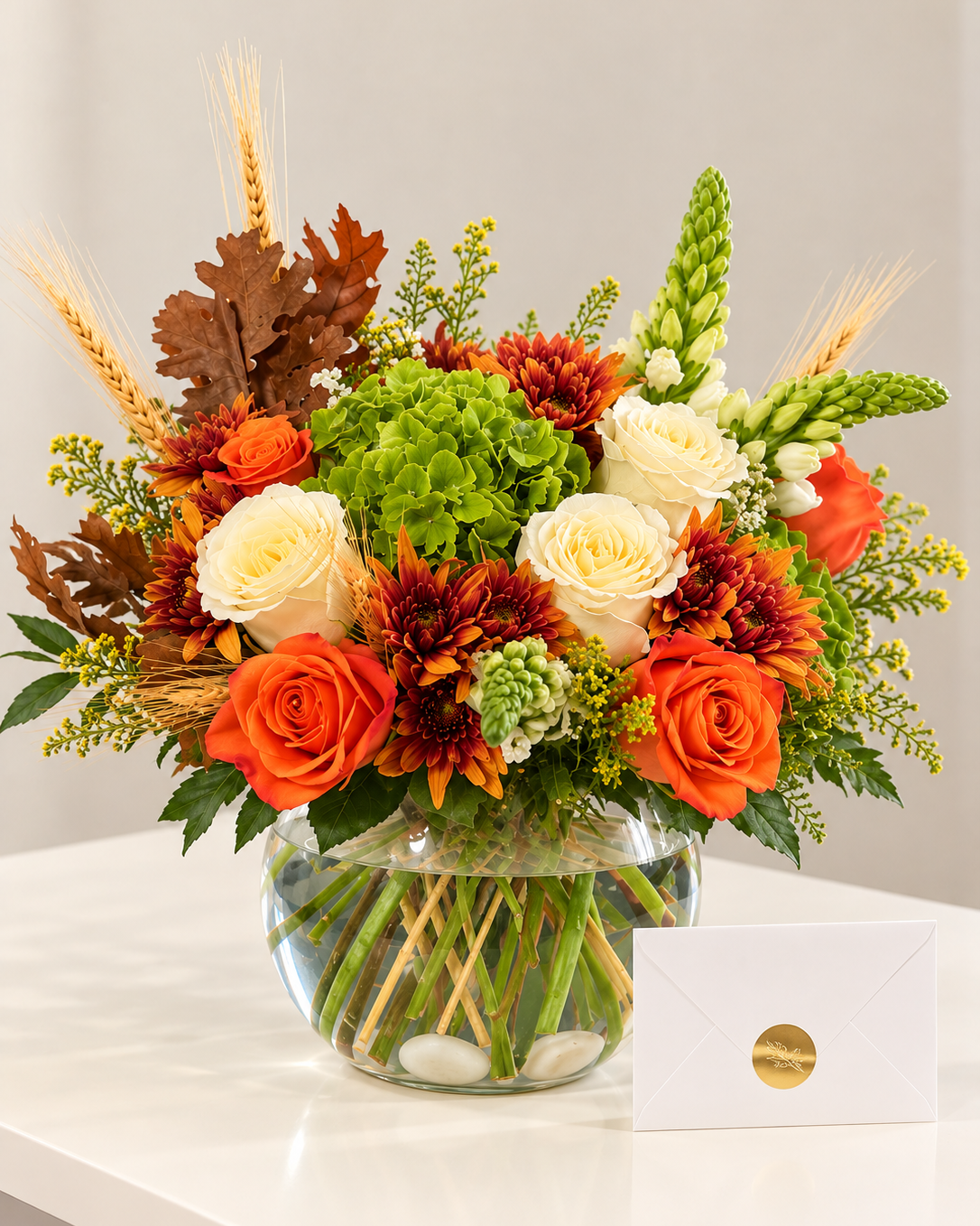 Autumn Glow – Fall Flower Arrangement.