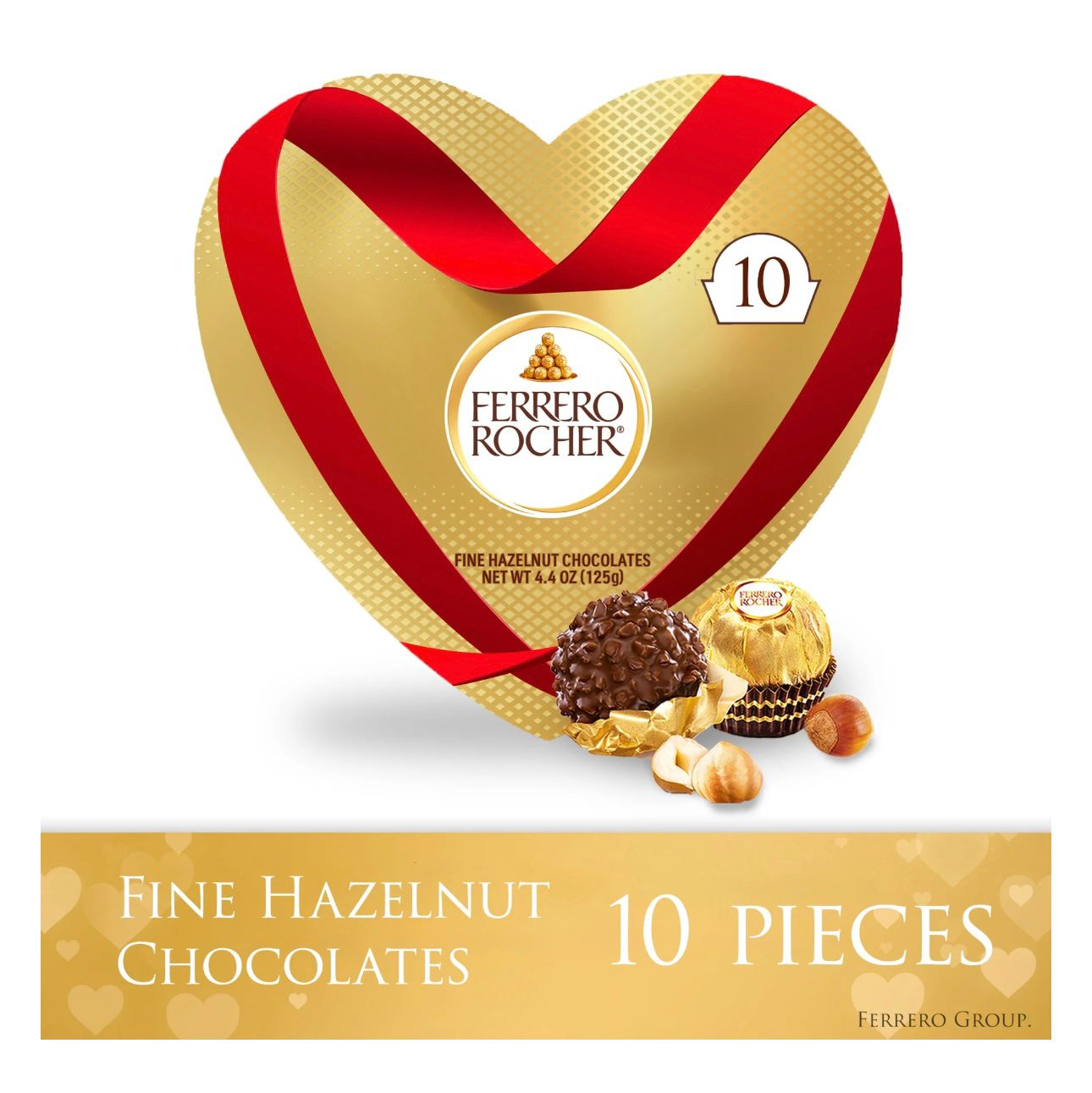 Ferrero Rocher Hear Gift Box 10 Ct