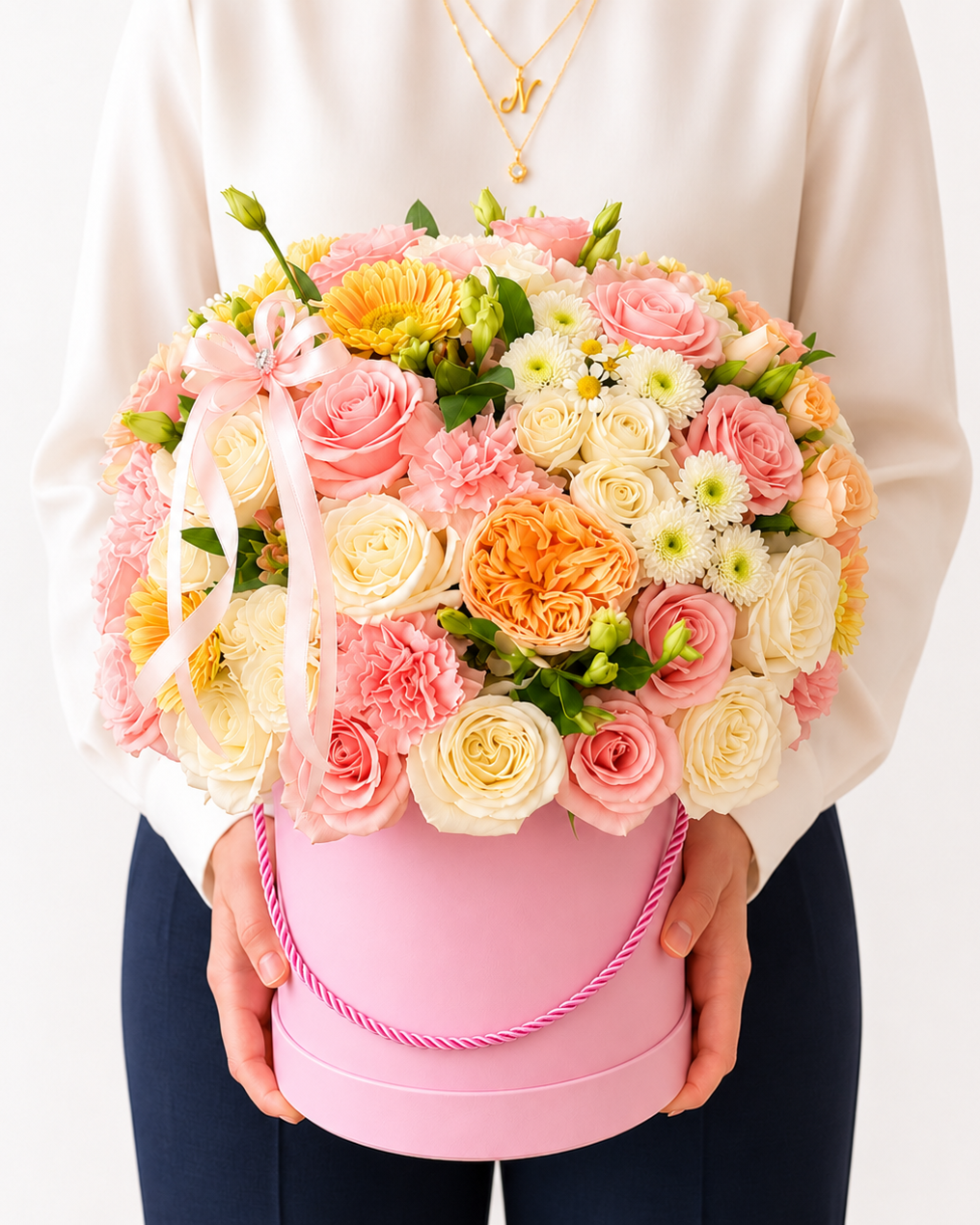 Flowers Frisco velvet box