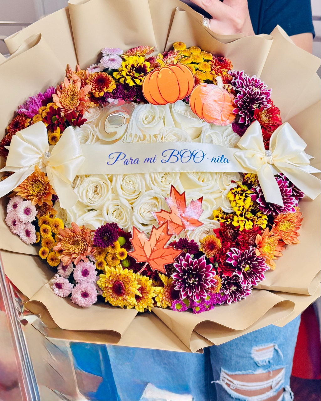 Autumn Bliss Tied Bouquet