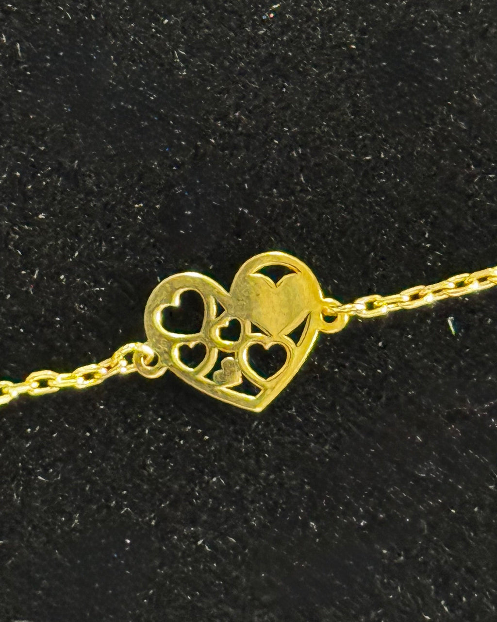 18K Heart Bracelet