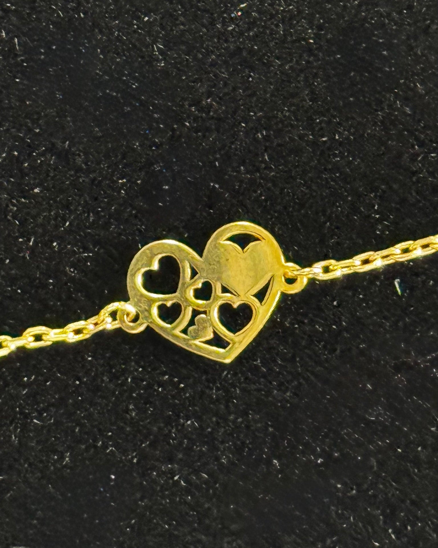 18K Heart Bracelet