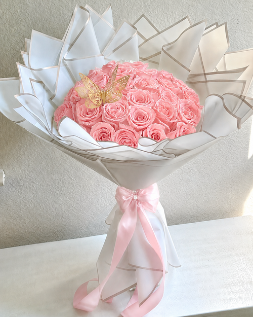 Pink Roses in Frisco Tx