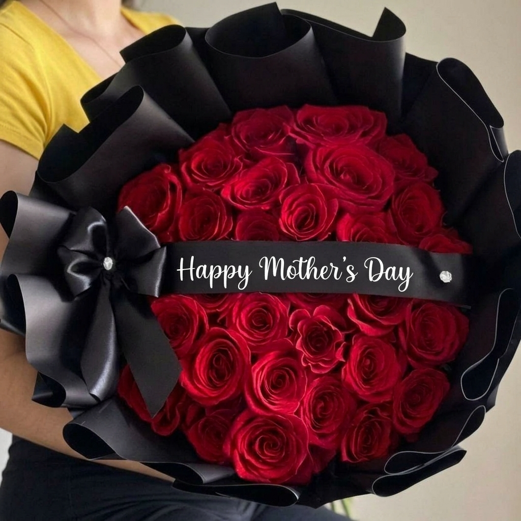 30 Red Roses Hand Tied Boquet MD
