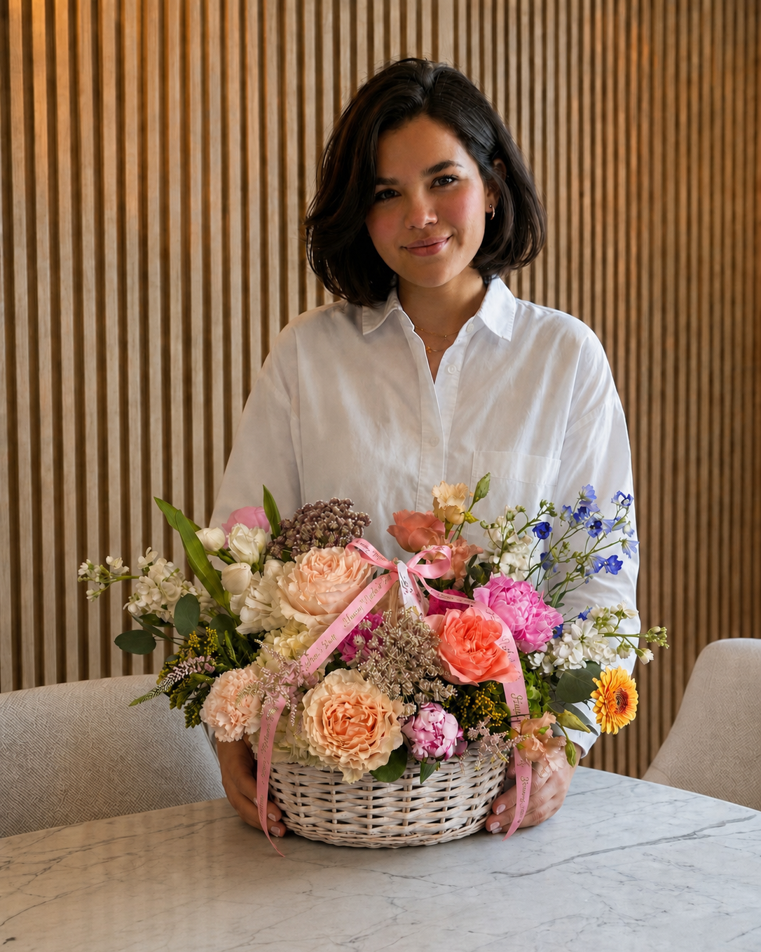 Mother’s Blush Garden Basket #1 MD