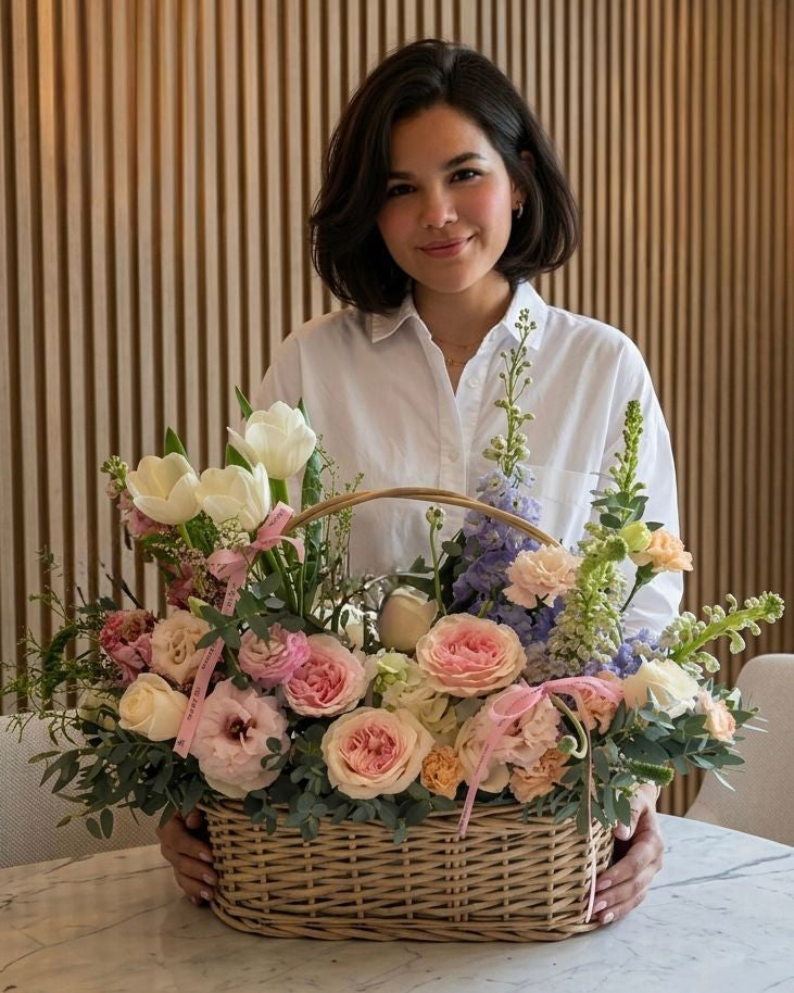 Mother’s Blush Garden Basket Large MD